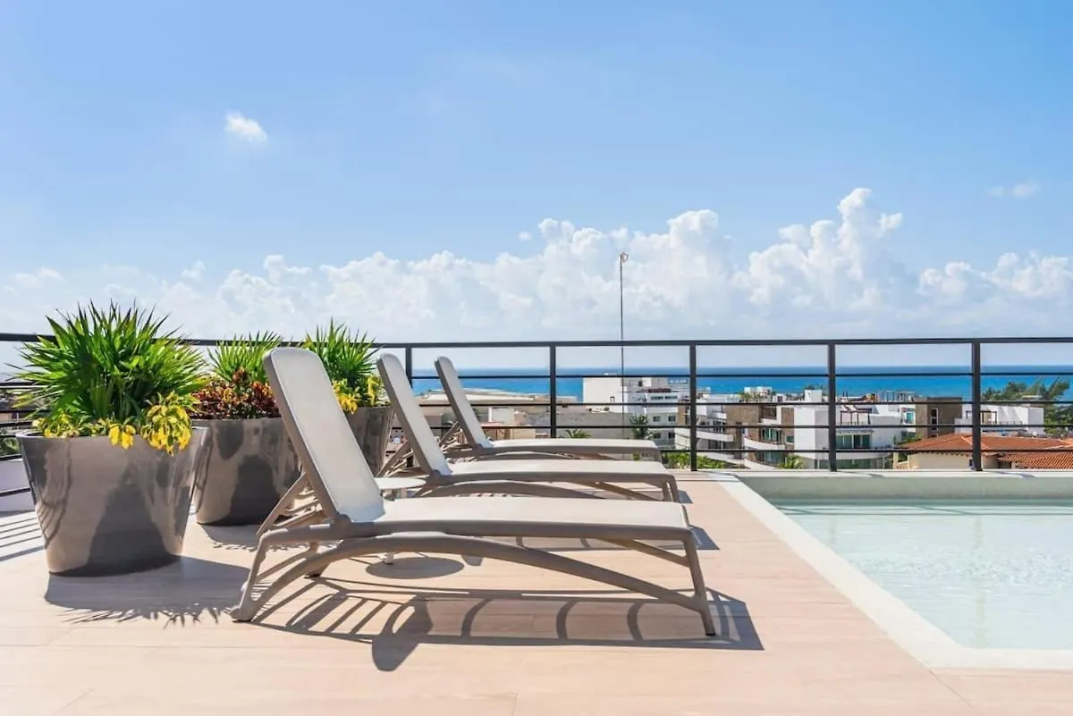 Luxury 2Br, Ocean View From Balcony And Rooptop Playa del Carmen
